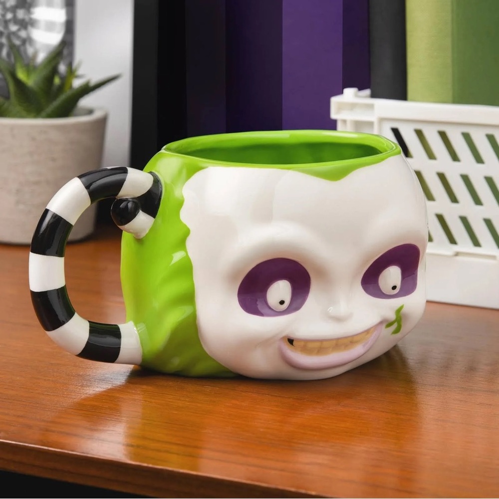 LMT: Beetlejuice Face Figural Mug